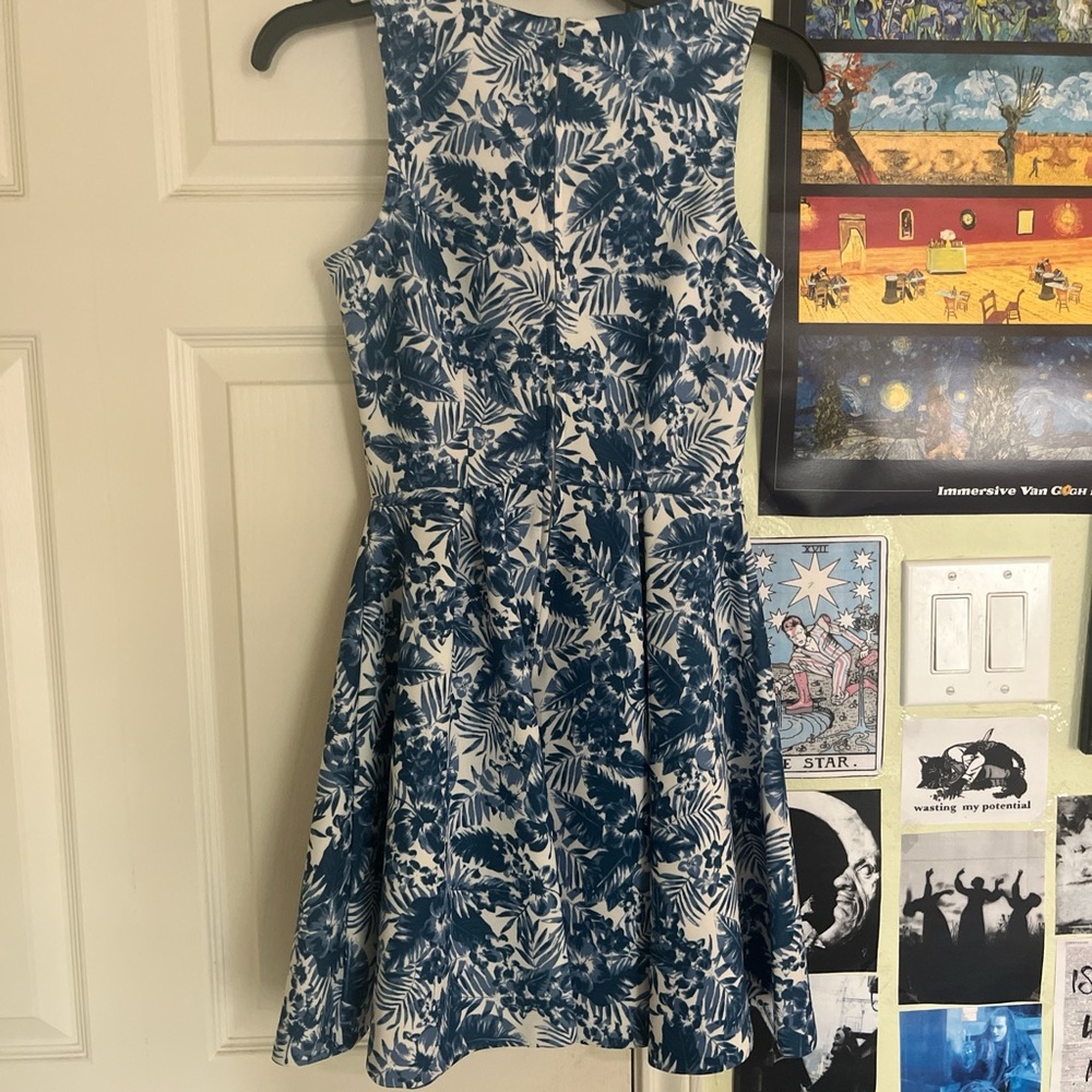 Floral pattern Copper Key girl’s formal dress